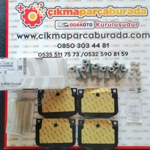 34 11 6 888 457 BMW G30 Sıfır Ön Fren Balatası Orijinal