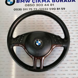 BMW E39 M Performance  Çıkma Direksiyon Simidi Ve Airbag Maun Temiz - Görsel 1